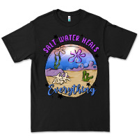 Black salt water heals everything Premium Tee - MaliasSmallBusiness