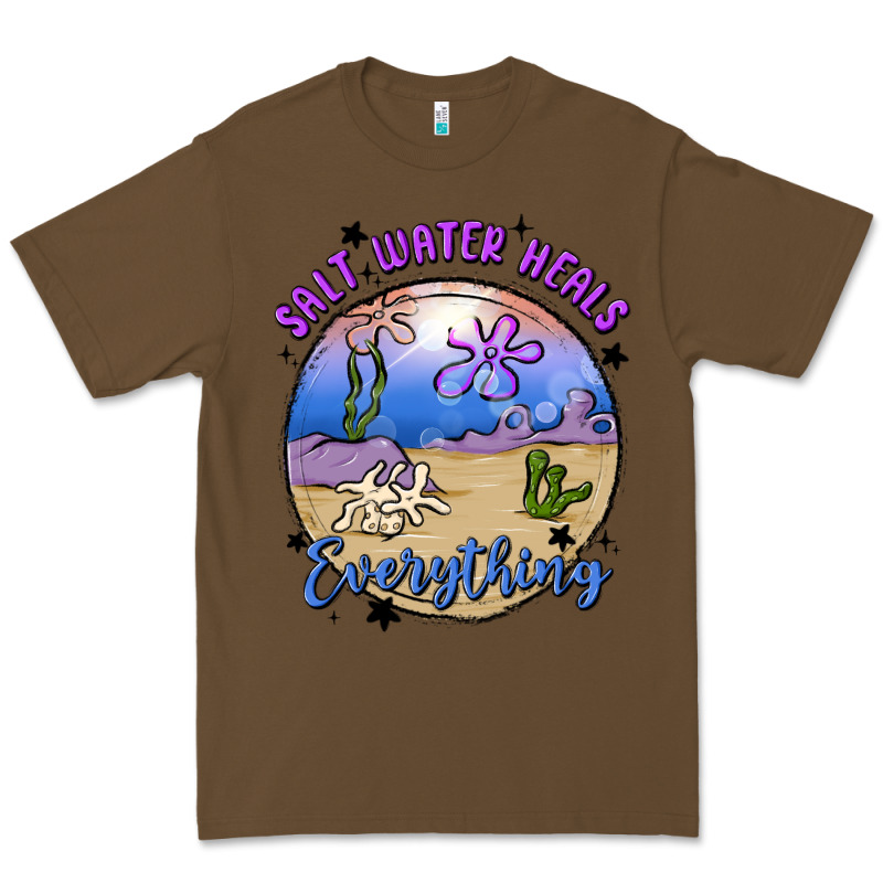 Salt Water Heals Everything Premium Tee by MaliasSmallBusiness | Teevron