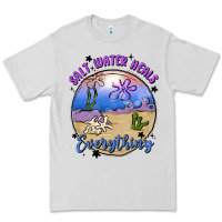 Dove Grey salt water heals everything Premium Tee - MaliasSmallBusiness
