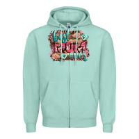 Seafoam Best Mom ever Mother's Day Zipper Hoodie - CowGirlArtShop