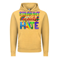 Vintage Mustard Straight Againts Hate Vintage Hoodie - BundleAndBundleShop