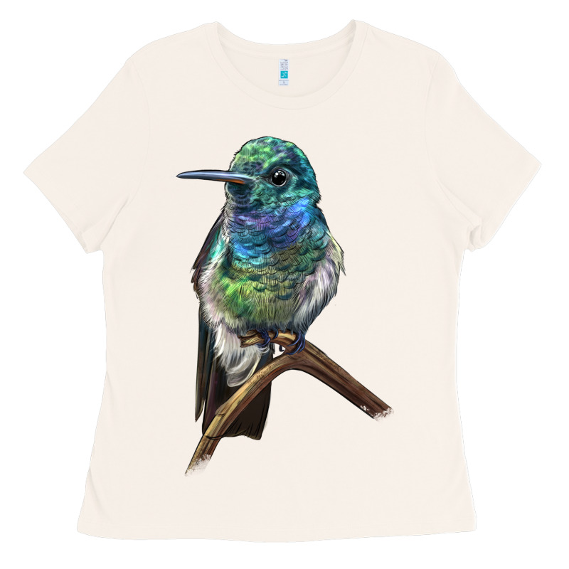 Ruby Throcuted Hummingbird Ladies Tee by LillyAllenDesigns | Teevron