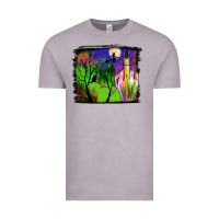 Vintage Zinc halloween background Vintage Tee - JahusDesignShop
