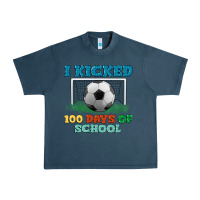 Midnight Navy i kicked 100 days of school Urban Heavy Tee - LillyAllenDesigns