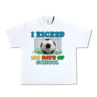 White i kicked 100 days of school Urban Heavy Tee - LillyAllenDesigns