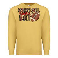 Antique Gold football kinda day Premium Sweatshirt - FaDigitalArtStudio