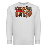 Dove Grey football kinda day Premium Sweatshirt - FaDigitalArtStudio