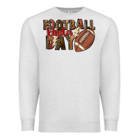 Oatmeal Heather football kinda day Premium Sweatshirt - FaDigitalArtStudio
