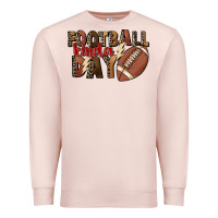 Pale Pink football kinda day Premium Sweatshirt - FaDigitalArtStudio