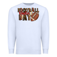 White football kinda day Premium Sweatshirt - FaDigitalArtStudio