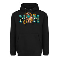 Black Western Mom Mother's Day Heavyweight Hoodie - FaDigitalArtStudio