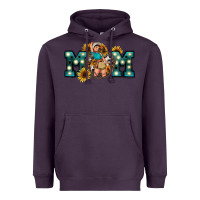 Plum Western Mom Mother's Day Heavyweight Hoodie - FaDigitalArtStudio