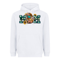 White Western Mom Mother's Day Heavyweight Hoodie - FaDigitalArtStudio