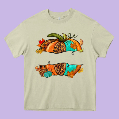 Custom Pumpkin Name Heavy Core Tee Designed By Nancycooperartshop