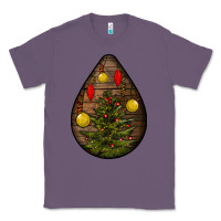 Lavender christmas  teardrop Classic Tee - BundleAndBundleShop