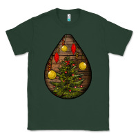 Sports Green christmas  teardrop Classic Tee - BundleAndBundleShop