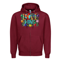 Burgundy Love wins Zipper Hoodie - CowGirlArtShop