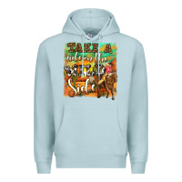 Blue Mist take a ride on the wild side Premium Hoodie - OliviaCreatesArt
