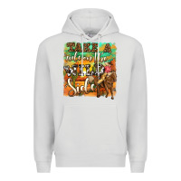 Dove Grey take a ride on the wild side Premium Hoodie - OliviaCreatesArt
