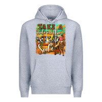 Heather Grey take a ride on the wild side Premium Hoodie - OliviaCreatesArt
