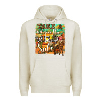 Oatmeal Heather take a ride on the wild side Premium Hoodie - OliviaCreatesArt