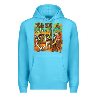 Ocean Blue take a ride on the wild side Premium Hoodie - OliviaCreatesArt