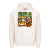 Pale Pink take a ride on the wild side Premium Hoodie - OliviaCreatesArt
