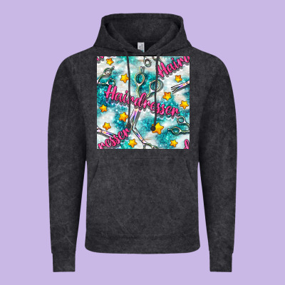 Hairdresser Scissor And Stars With Glitter Seamless Pattern Bbs Vintage Hoodie Designed By Bundleandbundleshop