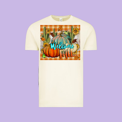Welcome Fall Tumbler Vintage Tee Designed By Bundleandbundleshop