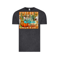 Vintage Black welcome fall tumbler Vintage Tee - BundleAndBundleShop