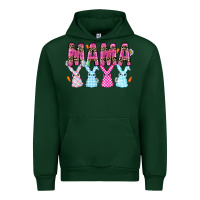 Forest Green Easter Day Mamaa Urban Hoodie - CowhideDigitalArt