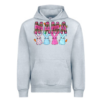 Heather Grey Easter Day Mamaa Urban Hoodie - CowhideDigitalArt