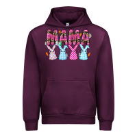 Mauve Wine Easter Day Mamaa Urban Hoodie - CowhideDigitalArt