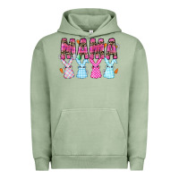 Pigment Oil Green Easter Day Mamaa Urban Hoodie - CowhideDigitalArt
