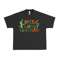 Pigment Black one lucky teacher Urban Heavy Tee - LillyAllenDesigns