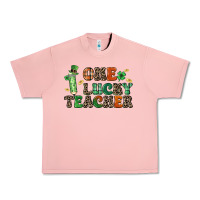 Salmon one lucky teacher Urban Heavy Tee - LillyAllenDesigns