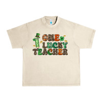 Sandshell one lucky teacher Urban Heavy Tee - LillyAllenDesigns