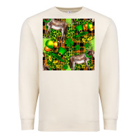 Sandshell St. Patrick's Donkey With Leprechaun Premium Sweatshirt - FaDigitalArtStudio