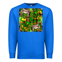 True Royal St. Patrick's Donkey With Leprechaun Premium Sweatshirt - FaDigitalArtStudio