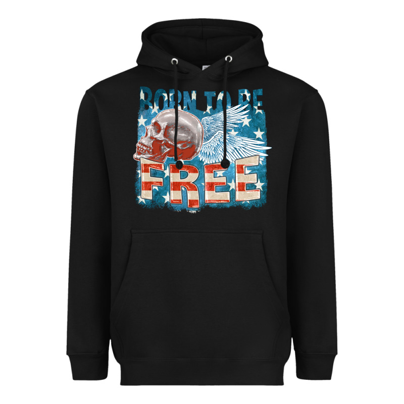 Born To Be Free Heavyweight Hoodie by FaDigitalArtStudio | Teevron