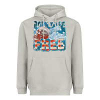 Moon Dust Born to be free Heavyweight Hoodie - FaDigitalArtStudio