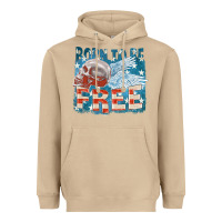 Mushroom Born to be free Heavyweight Hoodie - FaDigitalArtStudio