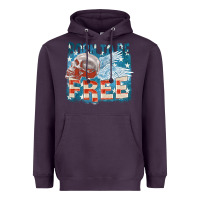 Plum Born to be free Heavyweight Hoodie - FaDigitalArtStudio