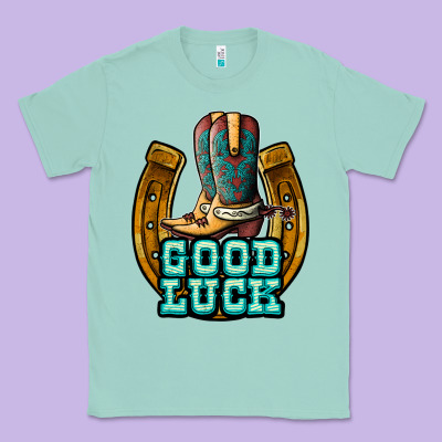 Good Luck Classic Tee Designed By Jahusdesignshop