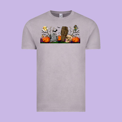 Headstone And Coffin Lebbey Glass Vintage Tee Designed By Bundleandbundleshop