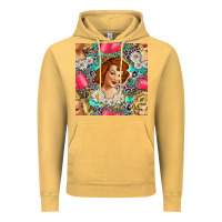 Vintage Mustard Hairdresser Western Girl And Hair Curler Seamless Pattern Bbs Vintage Hoodie - BundleAndBundleShop