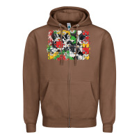 Chestnut Autism background Zipper Hoodie - CowGirlArtShop