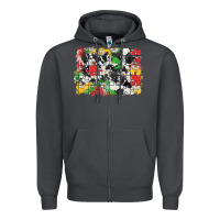 Smoke Autism background Zipper Hoodie - CowGirlArtShop