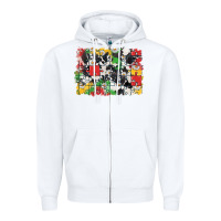 White Autism background Zipper Hoodie - CowGirlArtShop