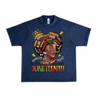Navy remembering my ancestors juneteenth Urban Heavy Tee - LillyAllenDesigns